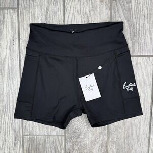 Eastside Golf Shorts Sz‎ S Compression Gym NWT Logo Womens Golfing Pockets Black